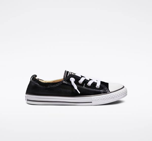 Converse Chuck Taylor All Star Shoreline Slip Low Tops Shoes Black | CV-128HUB