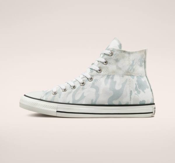 Converse Chuck Taylor All Star Split Panel Camo High Tops Shoes White / Grey | CV-471EMC