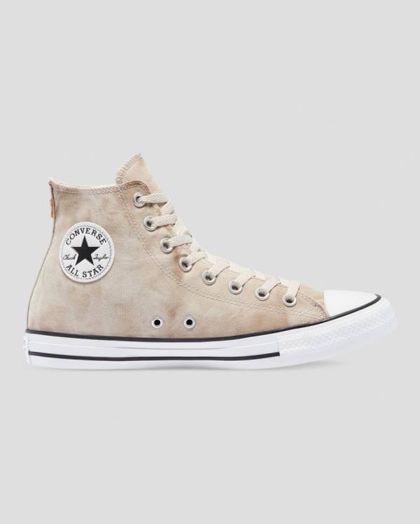 Converse Chuck Taylor All Star Summer Daze Wash High Tops Shoes Khaki | CV-165BOE