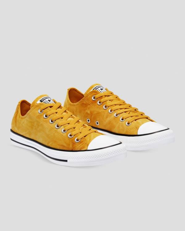 Converse Chuck Taylor All Star Summer Daze Wash Low Tops Shoes Yellow | CV-534RDW