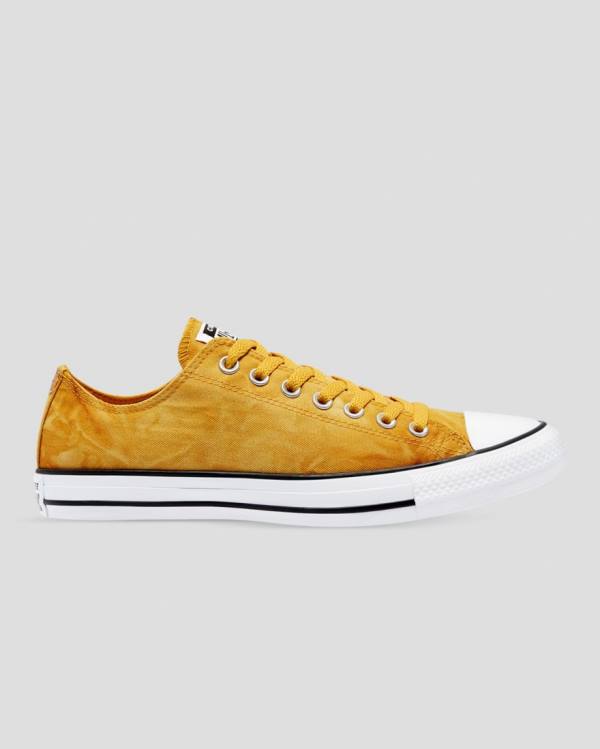 Converse Chuck Taylor All Star Summer Daze Wash Low Tops Shoes Yellow | CV-534RDW