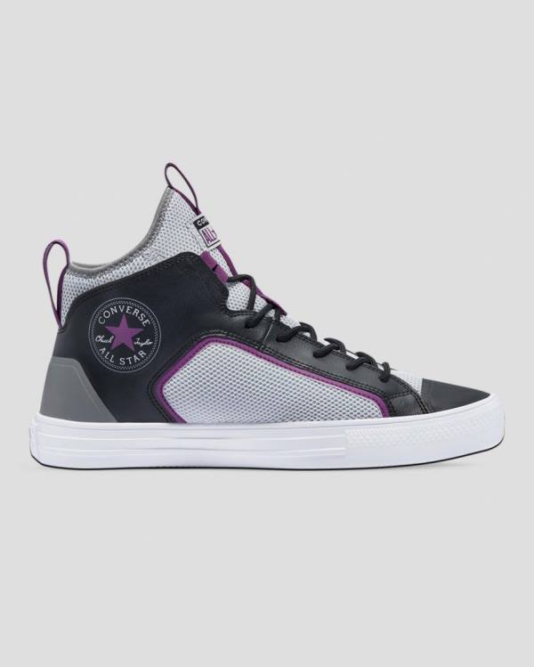 Converse Chuck Taylor All Star Ultra Dramatic Nights High Tops Shoes Grey Black | CV-538TPR