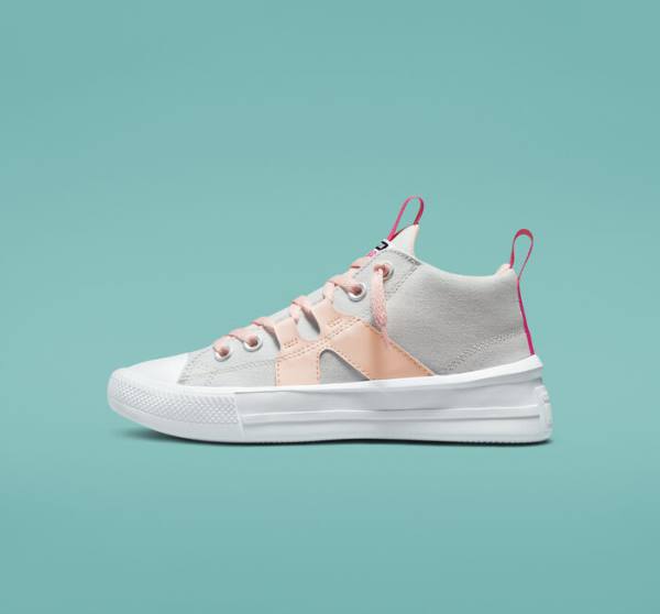 Converse Chuck Taylor All Star Ultra Easy-On Mid High Tops Shoes Pink / Pink | CV-150SZA