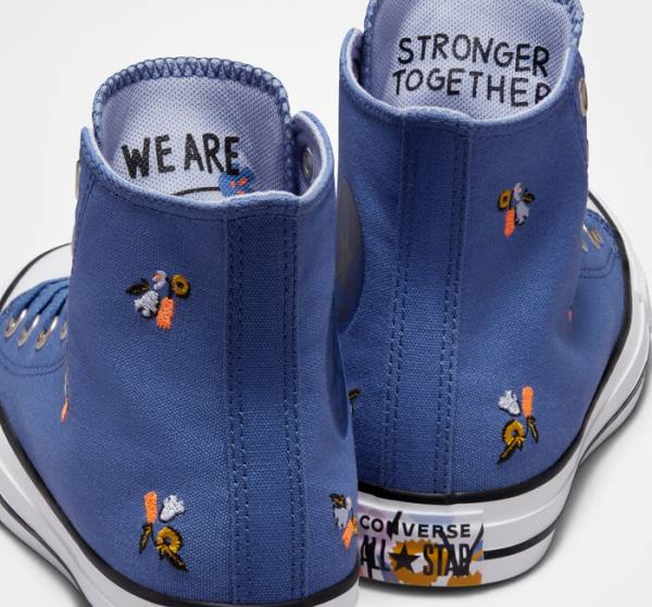 Converse Chuck Taylor All Star We Are Stronger Together High Tops Shoes Blue / Indigo | CV-465LFU