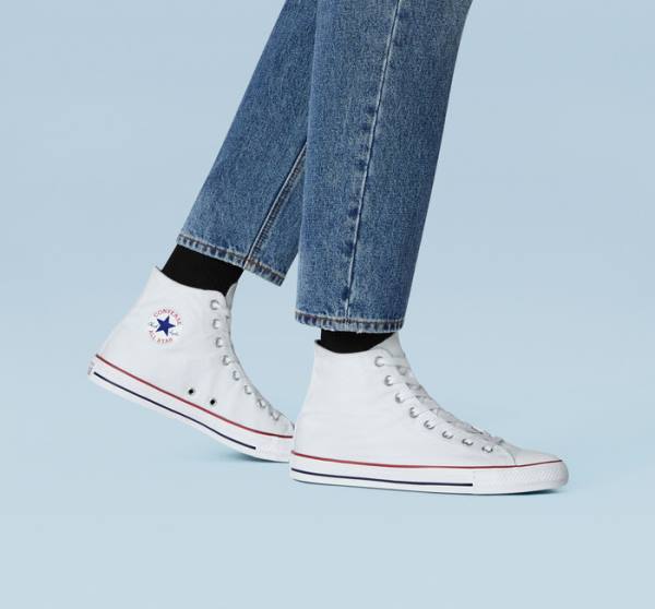 Converse Chuck Taylor All Star White High Tops Shoes White | CV-763UEL