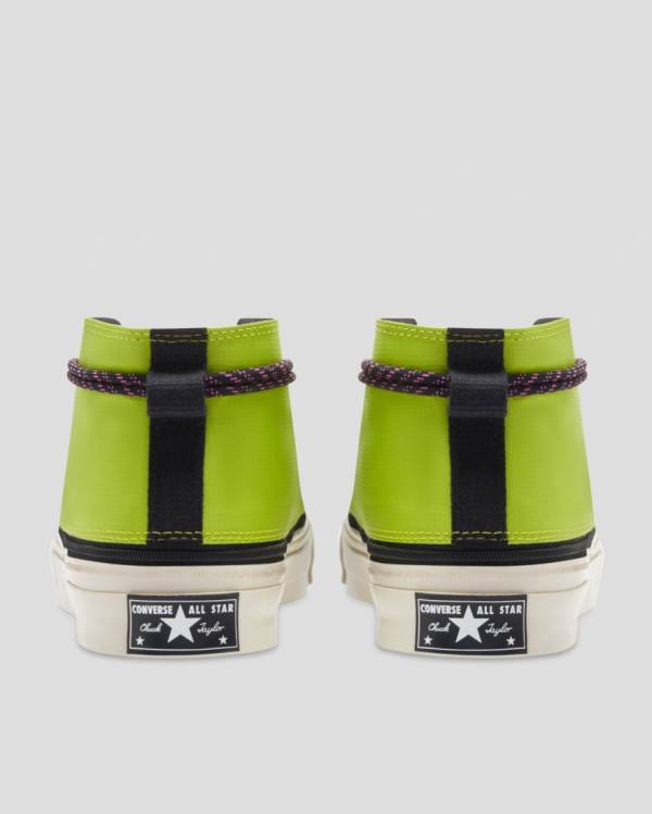 Converse Deck Star Zip High Tops Shoes Green | CV-216ZSU