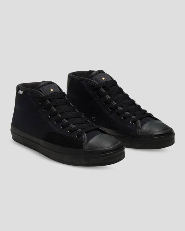 Converse Jack Purcell Pro Designed By Alexis High Tops Shoes Black | CV-597LAW