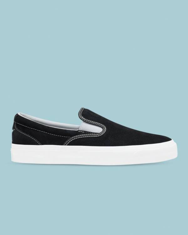 Converse One Star CC Slip On Low Tops Shoes Black | CV-435UEO