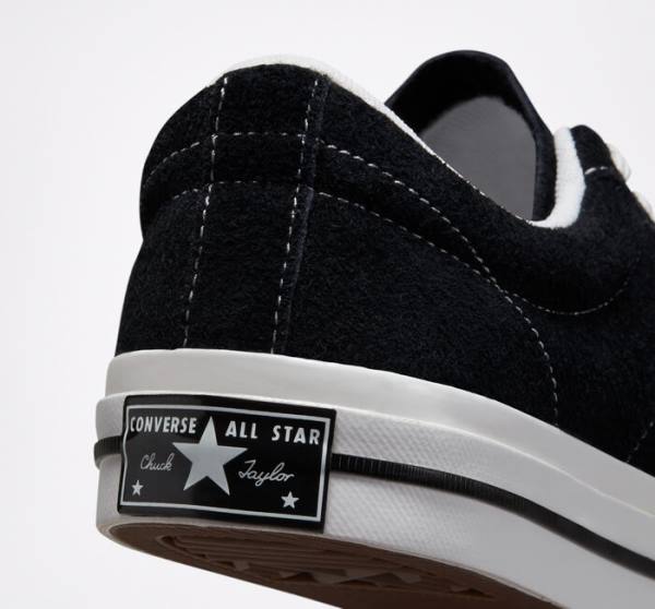 Converse One Star Low Tops Shoes Black / White | CV-215ZAJ