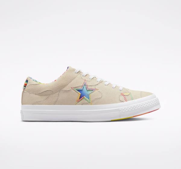 Converse One Star Pride Low Tops Shoes Red | CV-714HRI