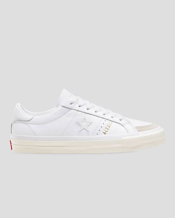 Converse One Star Pro As 2 Designed By Alexis Low Tops Shoes White | CV-307FMV