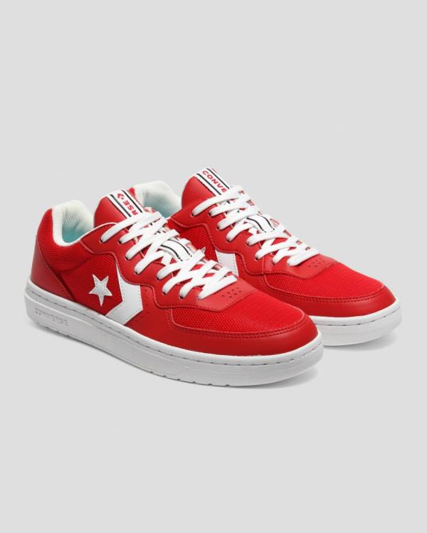 Converse Rival Synthetic Leather Twisted Summer Low Tops Shoes Red | CV-632NWX