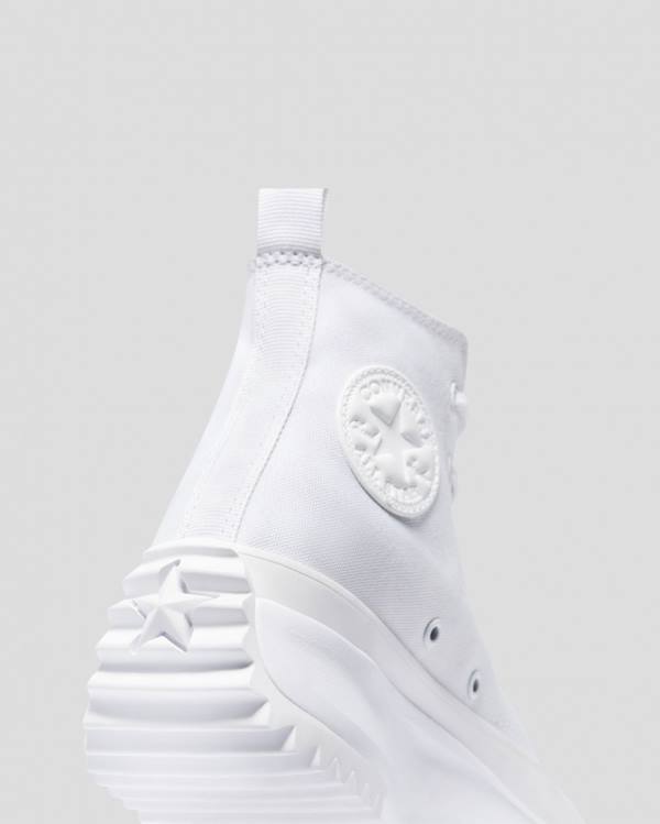 Converse Run Star Hike All White High Tops Shoes White | CV-875RWM