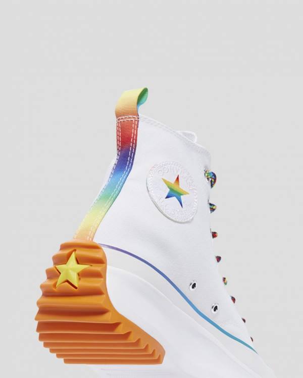 Converse Run Star Hike Pride High Tops Shoes White | CV-154DMY