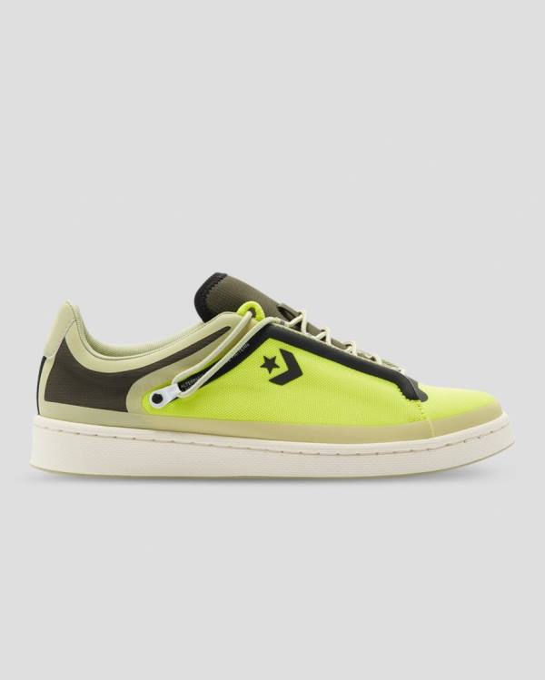 Converse Seam Tape Pro Leather Low Tops Shoes Green | CV-243ZXT