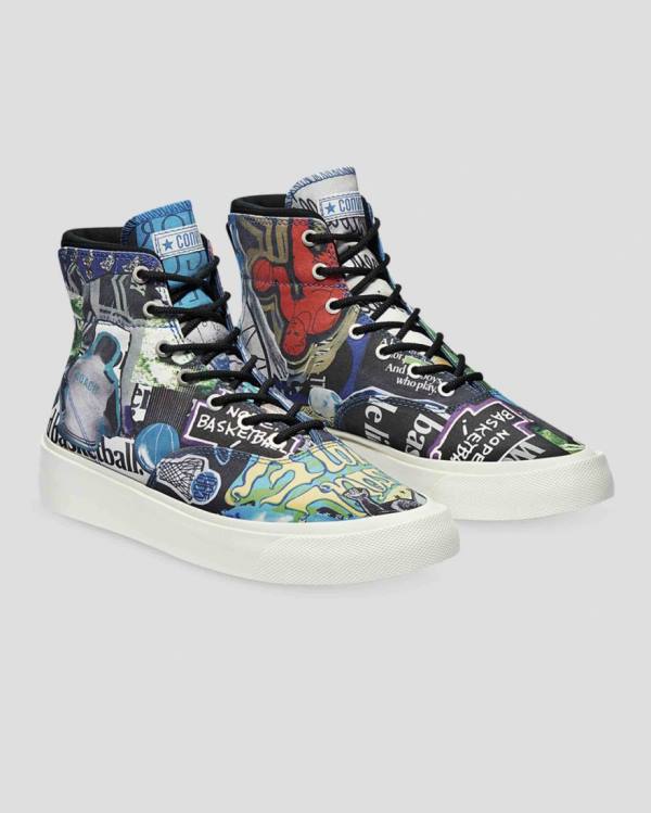 Converse Skidgrip Beat The World High Tops Shoes Multicolor | CV-640VWR