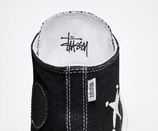 Converse Stussy Chuck 70 High Tops Shoes Black / White | CV-435ILT